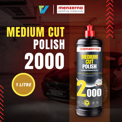 MENZERNA Medium Cut Polish 2000 经典强力中抛剂(250ml & 1 Litre) Made in Germany