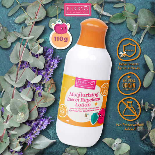 BERRYC Moisturizing Insect Repellent Lotion (110g) Insect Repellent & Hydrates Your Skin Moisture Barrier