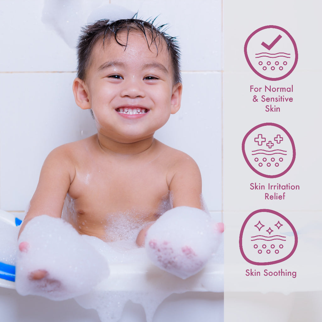 BERRYC Creme Head to Toe Bath (820g) For kids from 1 - 12 years old