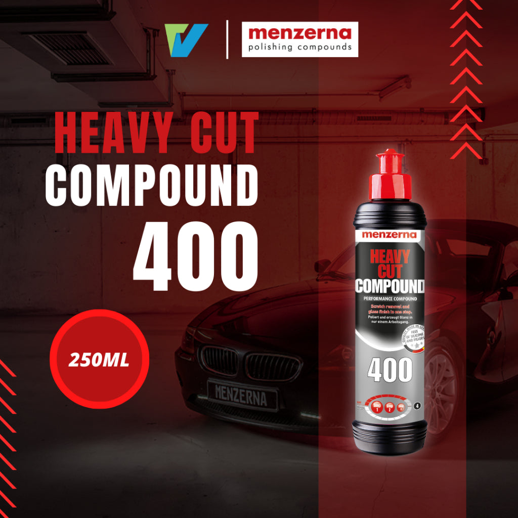 MENZERNA Heavy Cut Compound 400 高级抛光剂 (250ml & 1 Litre) Made in Germany