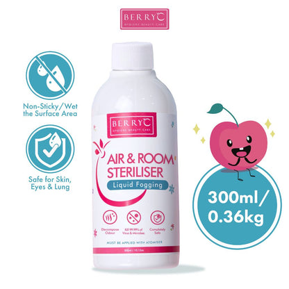 BERRYC Fogging Disinfectant Sterilizer Liquid (300ml) 喷雾机消毒液