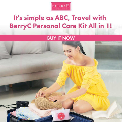 Covid 疫情预防包    Berryc All In 1 Care Kit - Masks + Mask Keeper + Sanitizer Spray (40ml) + Paper Soap