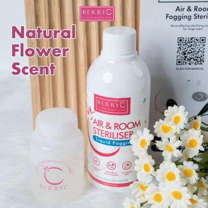 BERRYC Fogging Disinfectant Sterilizer Liquid (300ml) 喷雾机消毒液